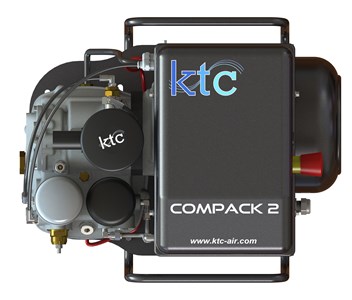 Компрессор COMPACK 2 с электромеханическим блоком управления (вид сверху)